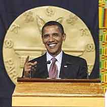 Obama addresses Africans from Ghana