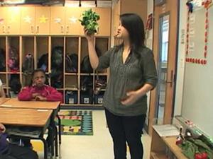 A school where children learn to eat better