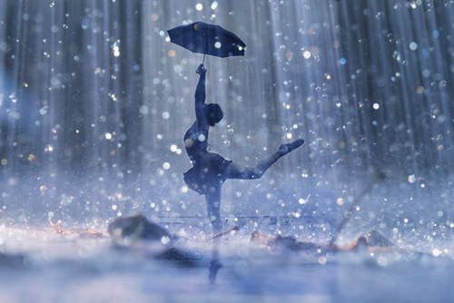 Life isn't about waiting for the storm to pass, it's about learning to dance in the rain.