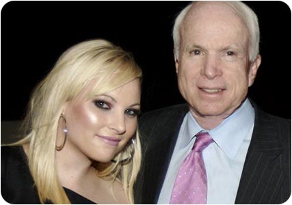 Meghan McCain's dating woes <BR>競(jìng)選總統(tǒng)影響女兒愛情?