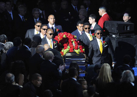 Michael Jackson public memorial held in Los Angelels