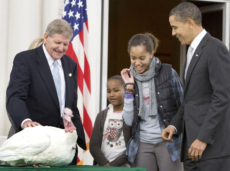 Obama's first pardon: A turkey named 'Courage'