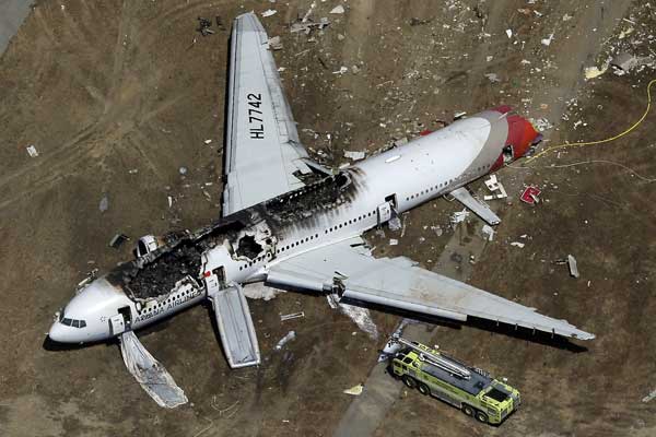 韓亞航空客機(jī)舊金山失事 2名中國女生遇難